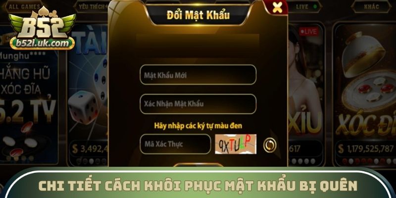 Chi tiết cách khôi phục mật khẩu bị quên