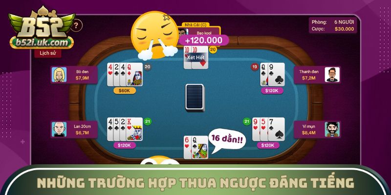 Những trường hợp thua ngược đáng tiếng