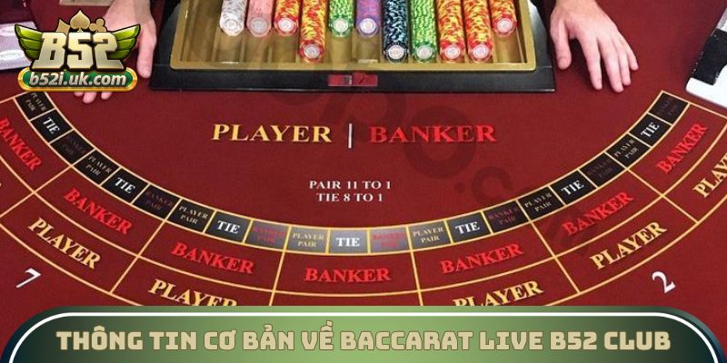 Thông tin cơ bản về Baccarat Live B52 Club