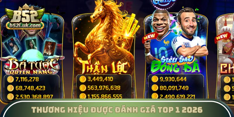 Thương hiệu được đánh giá nền tảng top 1 2026