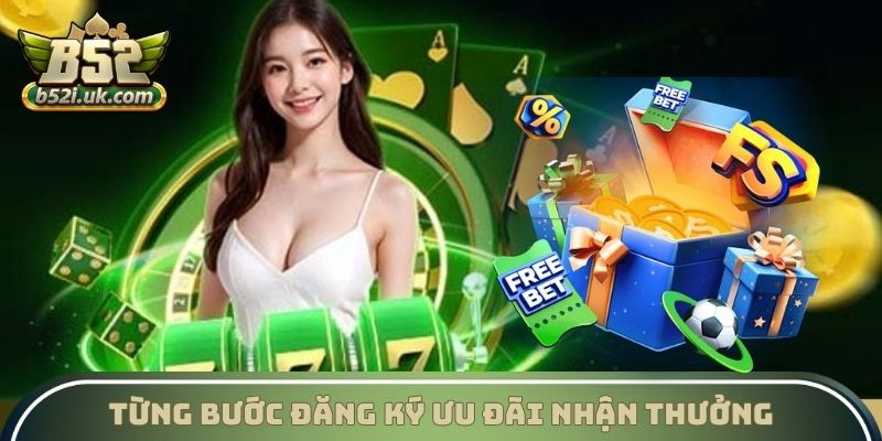 Từng bước đăng ký ưu đãi nhận thưởng